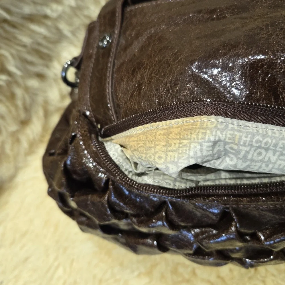 Kenneth‎ Cole Large Espresso Color NWT Hobo Style Bag Handbag Purse